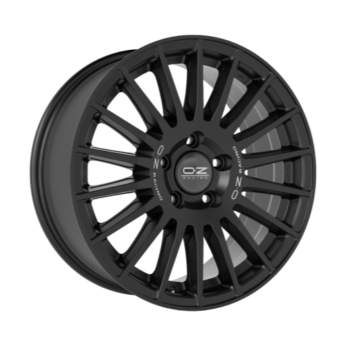 OZ Rally Desert Matt Black Silver Lettering